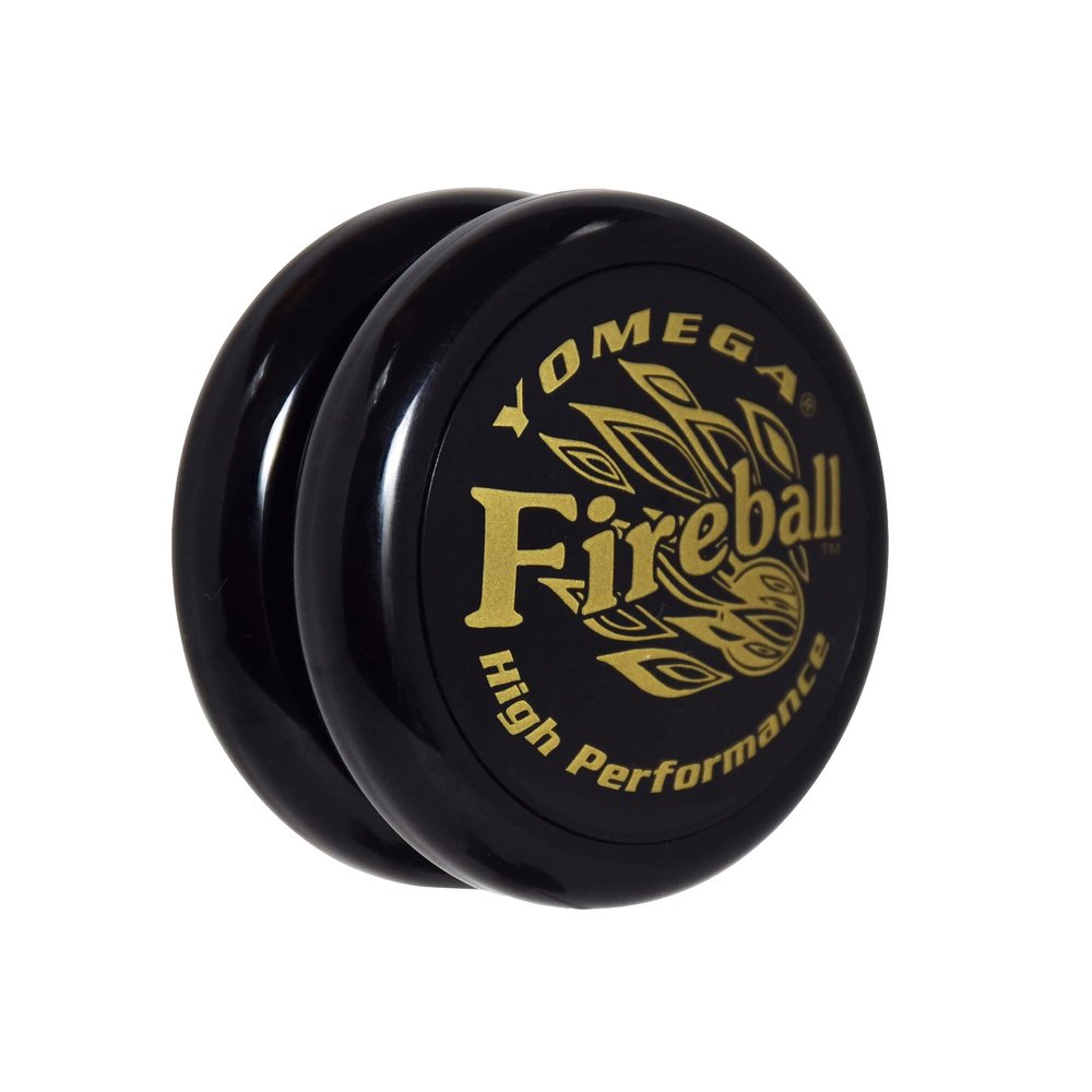 Yomega Fireball YoYo -HIGH Performance Responsive Transaxle Yoyo, Great for String Tricks for Advance Players to Perform Like Pros + Extra 2 yo yo Strings & 3 Month Warranty (Black and Gold)