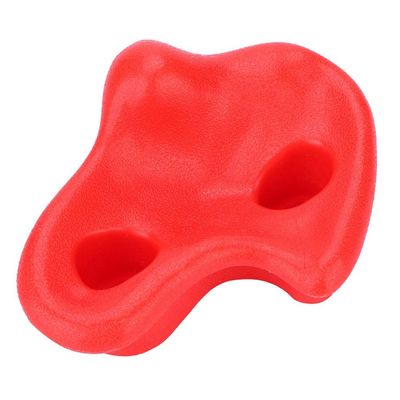10-Piece Plastic Rock Climbing Holds Set, Red Textured Stones for Outdoor Climbing Frames, Tree Houses, Schools, Parks