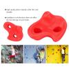 10-Piece Plastic Rock Climbing Holds Set, Red Textured Stones for Outdoor Climbing Frames, Tree Houses, Schools, Parks view 4
