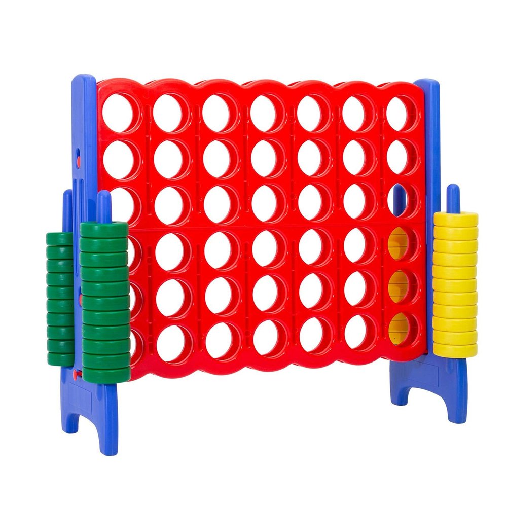 Jumbo 4-to-Score Giant Game Set,Connect All 4 Family Fun Game Arcadeadults and Family Games Machines for Home and Outdoor