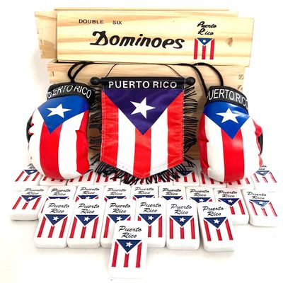 PRK 14 Puerto Rico Double six Dominoes Gifts Accessories de Puerto Rico Rican Boricua Accessories
