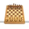 Wooden Chess Set with Folding Board and Storage (15-inch Board, 3-inch King) view 1