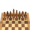 Wooden Chess Set with Folding Board and Storage (15-inch Board, 3-inch King) view 3