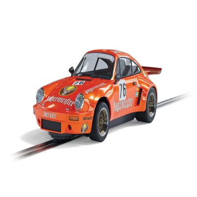 Scalextric Porsche 911 3.0 RSR Jagermeister 1:32 Slot Race Car C4211 Orange