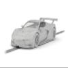 Scalextric Corvette C8R 24 Hrs Daytona #4 1:32 Slot Race Car C4240 view 2