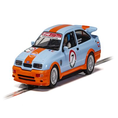 Scalextric Ford Sierra RS500 Gulf #7 1:32 Slot Race Car C4231
