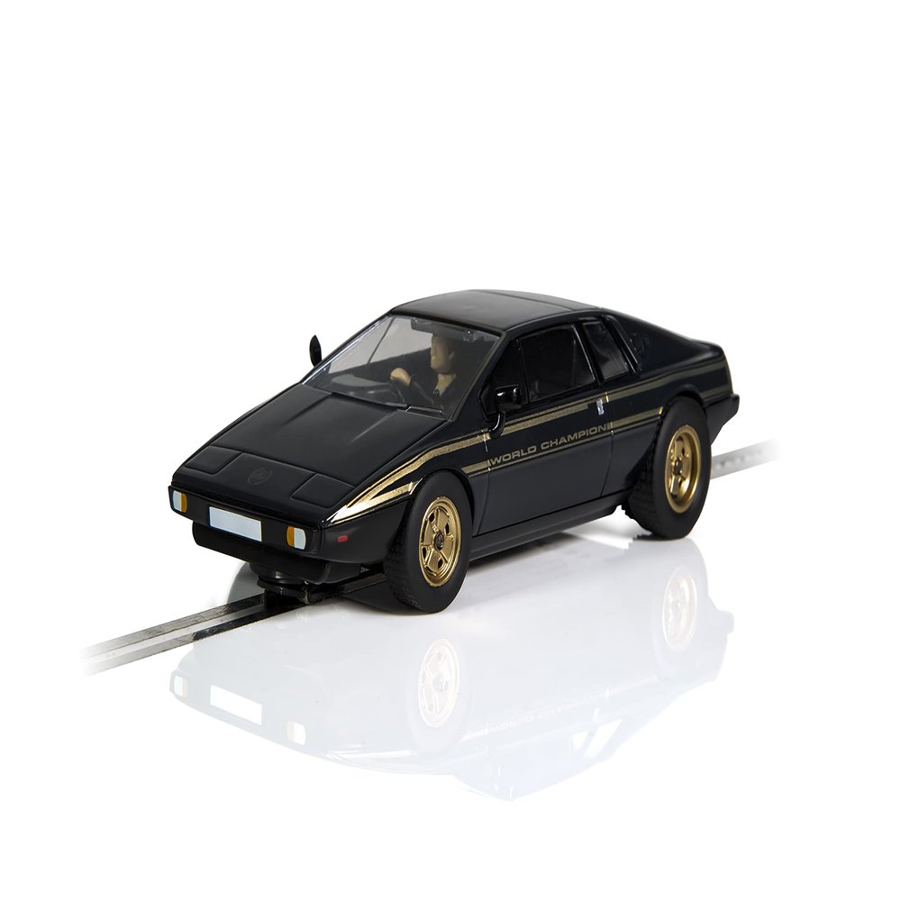 Scalextric Lotus Esprit 2 World Championship Commemorative Model 1:32 Slot Race Car C4253,Black