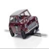 Scalextric Morris Mini Cooper S Broadspeed 77 1:32 Slot Race Car C4238, Maroon view 2