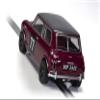 Scalextric Morris Mini Cooper S Broadspeed 77 1:32 Slot Race Car C4238, Maroon view 3