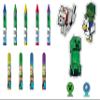 Innovative Designs Minecraft Kids Coloring Art Set | Stickers & Stampers view 2