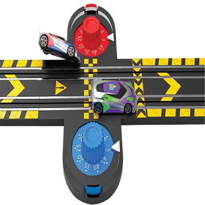 Micro Scalextric Lap Counter Ejector 1:64 Slot Race Car Track Accessory Pack G8048,Black & Yellow