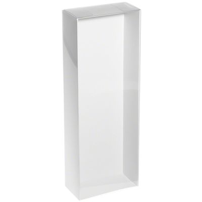 Collecting Warehouse Redoll Clear Folding Display Box with White Liners and White Elastic for 12-13 inch Dolls or Action Figures, 5" W x 2.5" D x 14" H, Pack of 2