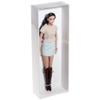 Collecting Warehouse Redoll Clear Folding Display Box with White Liners and White Elastic for 12-13 inch Dolls or Action Figures, 5" W x 2.5" D x 14" H, Pack of 2 view 2