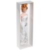 Collecting Warehouse Redoll Clear Folding Display Box with White Liners and White Elastic for 11-12 inch Dolls or Action Figures, 4" W x 2.25" D x 13" H, Pack of 2 view 2