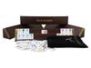 Antochia Crafts Personalized Wooden Rummy Game Set - Oval Shape Custom Racks and Tiles with Case view 1