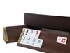 Antochia Crafts Personalized Wooden Rummy Game Set - Oval Shape Custom Racks and Tiles with Case view 2