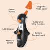 Pure Enrichment PureBaby Penguin Ear Thermometer - InstaRead Technology, LCD Backlit Display, 10 Memory Settings, Dual Scale Readings, Fever Alert, & Cover - Ideal for All Ages, Babies and Children view 4