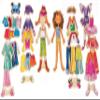 TS Shure by Bendon Daisy Girls 40-Piece Wooden Magnetic Dress Up Doll 50463 view 2