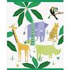 Animal Safari Loot Bags (Pack of 8) - Multicolor Plastic Party Favor Bags, Perfect for Themed Birthday Parties & Events view 1