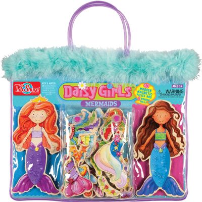 TS Shure by Bendon Mermaids Sea Life 40-Piece Wooden Magnetic Dress Up Doll 50460