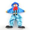 Pull String Doll Funny Colourful Pull String Marionette Vintage Clown Wooden Puppet Craft Toy Joint Activity Doll Gifts for Children view 2