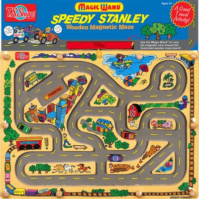 TS Shure by Bendon Racecar Magic Wand Magnetic Maze with 3 Magnets and Magnetic Magic Wand 50294