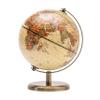 Annova Antique Globe Dia 5.5-inch / 14CM - Educational/Geographic/Modern Desktop Decoration - Stainless Steel Arc and Base - for School, Home, and Office (Antique 5.5) (Brown-1) view 1