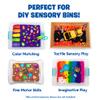 Educational Insights Pluffle Mini 8-Pack - Sensory Bin Foam Set, No Mess Alternative to Sand Toys & Slime for Toddlers at Home or in The Classroom, Fun Sensory Table Filler, Gift for Kids Ages 3+ view 3