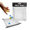 BCW Square Dice Tray - White | 7x7 Inches | Ideal for Dungeons and Dragons, Pathfinder, etc | Dice Rolling Tray Gaming Accessory for Tabletop RPGs and Board Games view 1