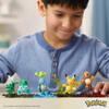 MEGA Pokmon Building Toys Set Kanto Region Team with 130 Pieces, 4 Poseable and Articulated Characters, 2 Inches Tall, for Kids view 3