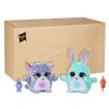 FurReal Fuzzalots Kitty and Bunny Color Change Interactive Feeding Toy, Lights and Sounds, Ages 4 and Up view 2