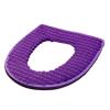 1Pc Winter Soft Toilet Seat Cover Elastic Bathroom Closestool Mat Warm Cushion Home Supplies (Color : Purple) view 1