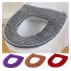 1Pc Winter Soft Toilet Seat Cover Elastic Bathroom Closestool Mat Warm Cushion Home Supplies (Color : Purple) view 2