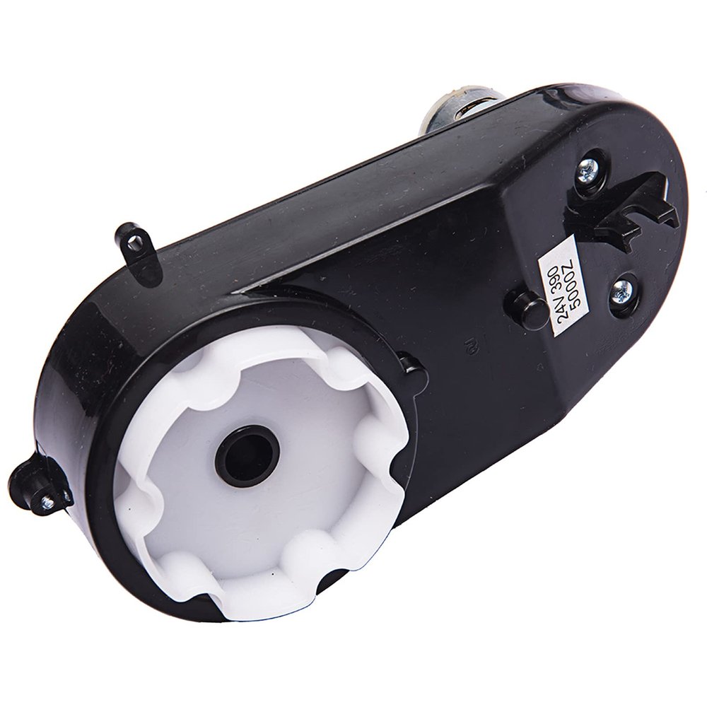 24V 390 Children Electric Car Steering Gearbox with 24 Volt Steering Motor, Children Ride On Car Replacement Parts