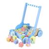Orange Tree Toys Peter Rabbit: Block Trolley - Wooden Push & Pull Toy, ABC Illustrated Blocks, Stack-Build-Learn, Licensed, FSC Certified, Toddler & Kids Ages 1+ view 2