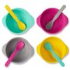 GET FRESH Plant-Based PLA Kids Bowls Set  4-Pack Melamine Free Plant Based Snack Bowls for Kids and Toddlers  Small Biodegradable Plant-Based Childrens Dinnerware Bowls  Reusable PLA Kids Dishes view 2