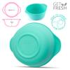 GET FRESH Plant-Based PLA Kids Bowls Set  4-Pack Melamine Free Plant Based Snack Bowls for Kids and Toddlers  Small Biodegradable Plant-Based Childrens Dinnerware Bowls  Reusable PLA Kids Dishes view 4