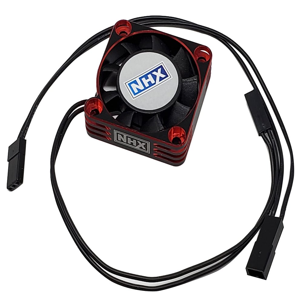 NHX RC HV 40mm Aluminum Case High Speed 16000 RPM Motor / ESC Fan Red