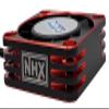 NHX RC HV 40mm Aluminum Case High Speed 16000 RPM Motor / ESC Fan Red view 3