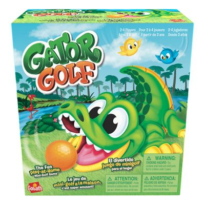 Goliath Gator Golf - Putt The Ball into The Gator's Mouth to Score Game - Trilingual