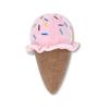 Apple Park Kids Sweet Treat Soft Rattle | Non-Toxic, Hypoallergenic, 100% Organic Cotton for 0m+ | Sensory Rattle for Newborns and Infants (Ice Cream) view 1