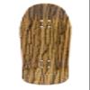 Wooden Fingerboard Carlsbad Cruiser Deck, Zebrawood - 34mm x 100mm - Handmade, Pro Shape & Size - Five Plies Wood Veneer - Includes Prolific Foam Tape - Teak Tuning view 3