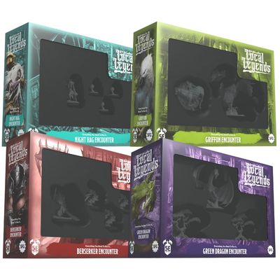 Epic Encounters Local Legends Bundle: Night Hag, Griffon, Berserker, and Green Dragon (4 Items)