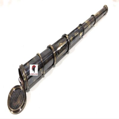 Medieval Epic 18 inches Antique Telescope/Spyglass Replica in Leather Box (Dollond London's)