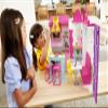 Barbie Cook n Grill Restaurant Playset with 30+ Pieces & 6 Play Areas Including Kitchen, Pizza Oven, Grill & Dining Booth, Gift for 3 to 7 Year Olds view 2