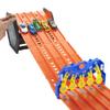 Hot Wheels Track Builder Action, Roll Out Raceway, Track Set with 5 Lane Racetrack and Toy Storage Bucket, Includes 1 Toy Car, Toys for Ages 4 to 10, One Pack, HGK41 view 4