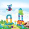 Play Brainy 101 Pieces Magnetic Cubes for Kids - 3D Building Blocks Set with Transparent Blocks in Varying Shapes and Colors - STEM-Approved Learning Toys for Kids Ages 3 and Up - Storage Box Included view 4