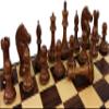 4 Queens - 4" King Staunton Wood Giant Bridled Knight Acacia and Boxwood Chess Men Set - NO Board view 3