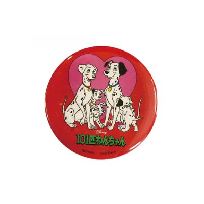 Disney Nostalgica Can Badge 101 Dalmatians Family APDS4368N Red