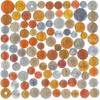 100 Coins from Different World Countries. Exclusive Money Collection. Each Coin is from a Separate Nation view 2